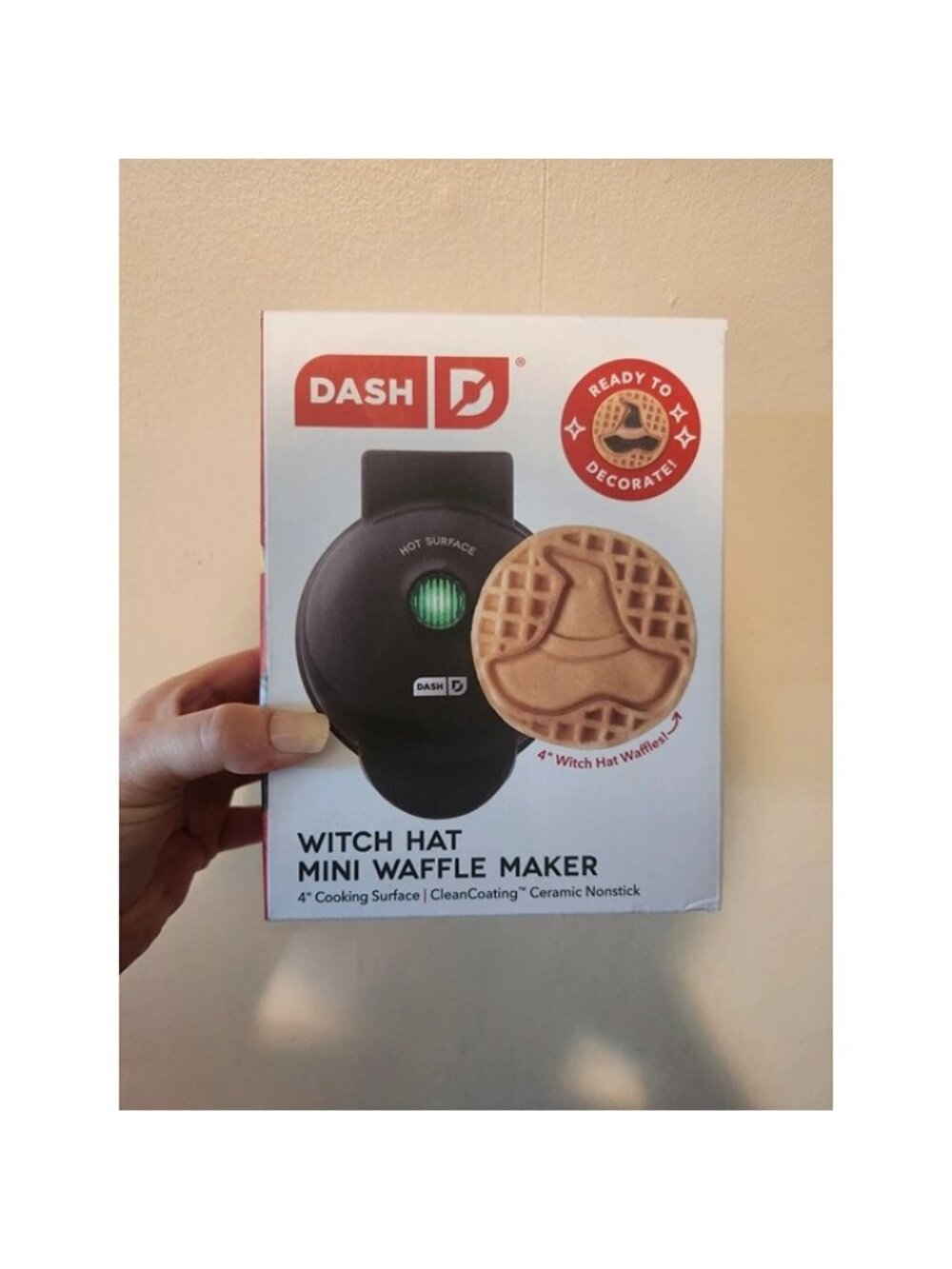 Dash Witches Hat Mini Waffle Maker NWT